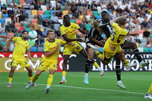 Udinese vs Hellas Verona historical results