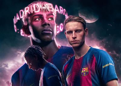 The highlight tonight! Barcelona officially releases El Clasico poster: Yamal and De Jong appear