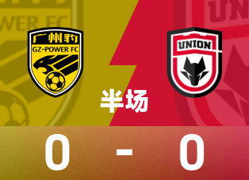 Halftime of China League One: The deadlock has not been broken yet, Guangzhou Leopards 0-0 Shaanxi United