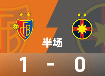 Europa League halftime: Shaqiri scored a goal, Tanovanu scored, Basel 1-0 Stars