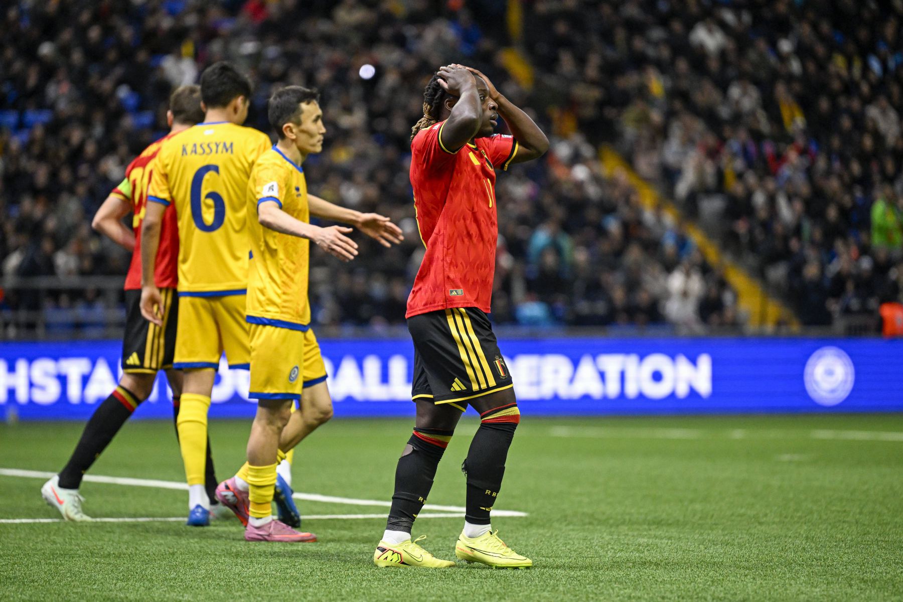 No. 115 tied with No. 8! Belgium 1-1 Kazakhstan missed the chance to advance to the World Cup