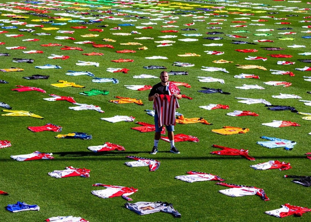 1146 pieces! A Monaco fan sets a world record for collecting a single team's jersey