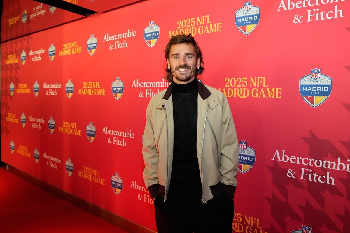NFL Madrid Overseas Game, Griezmann, Rudiger, Asensio and others were present to watch the game