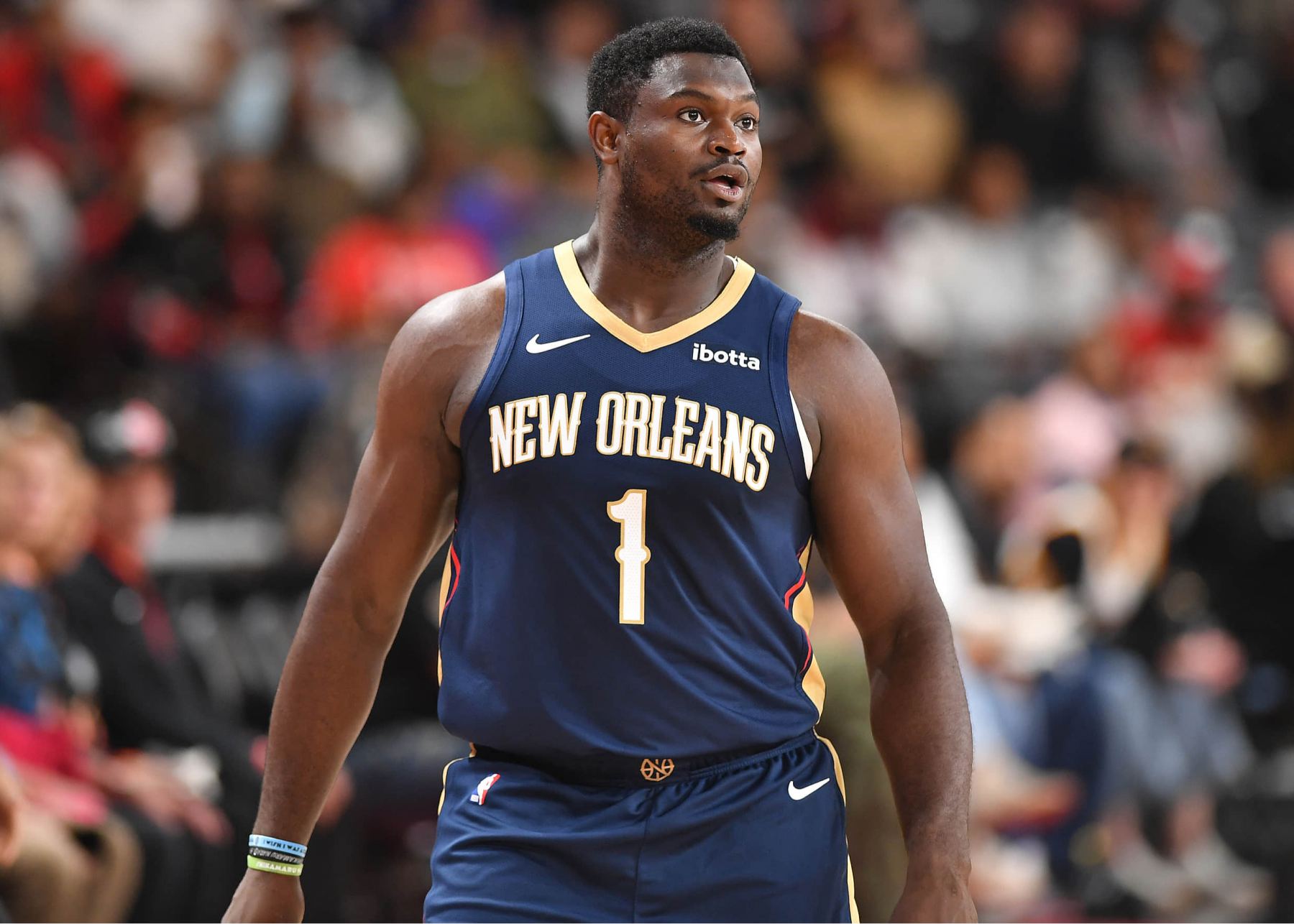 The attack is blocked! Zion played 8 minutes in the third quarter and only scored 2 points.