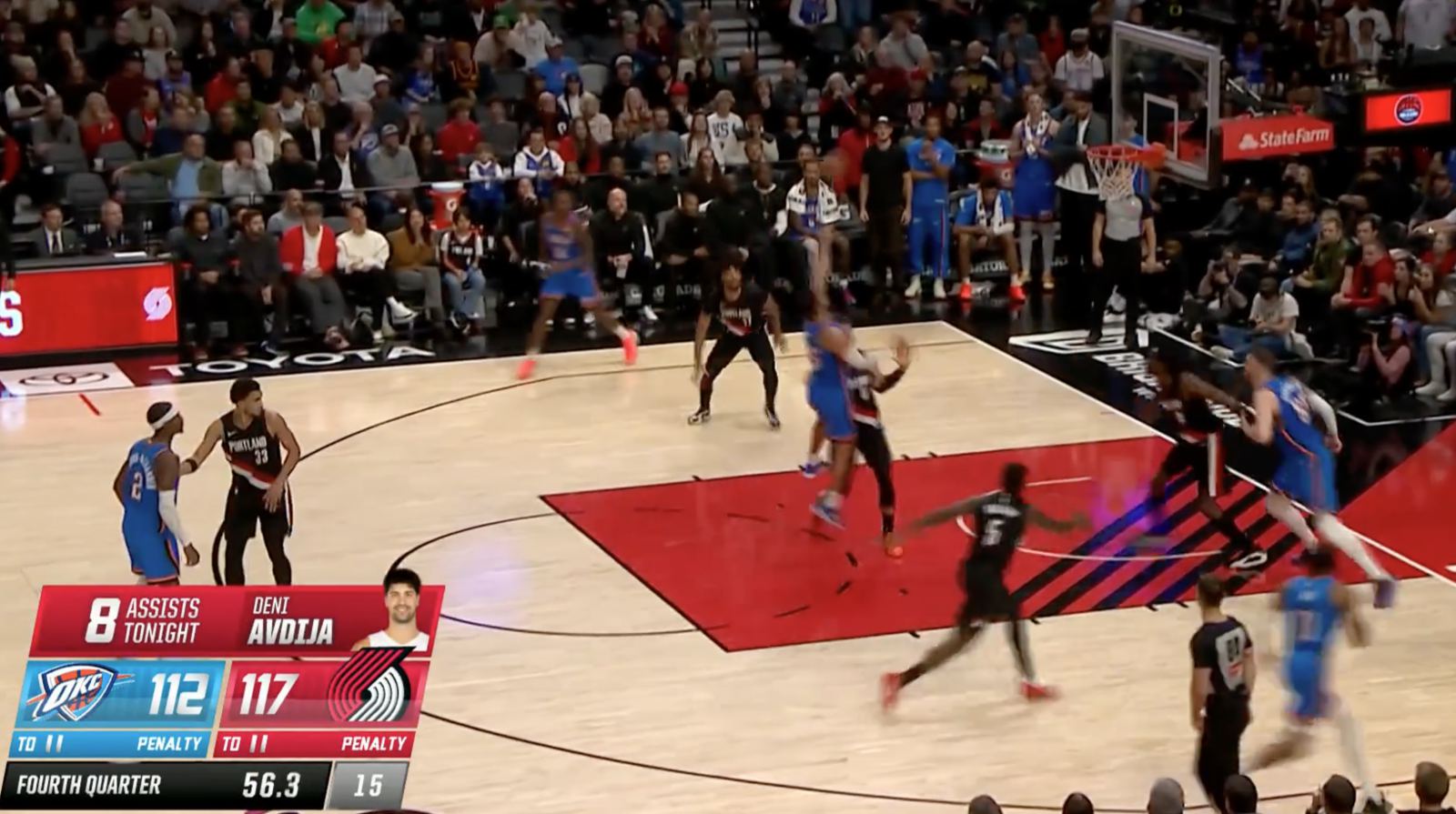 Trail Blazers vs. Thunder referee report: Misjudged Avdija’s violation, and all other calls were correct