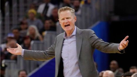 The Warriors were late to return from halftime today and were whistled for a team technical violation.